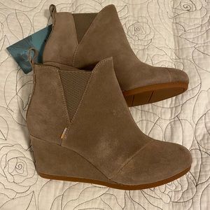 Toms wmns Kelsey Taupe Wedge